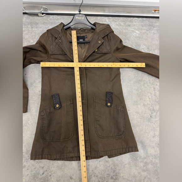 ASOS Brown Hooded Utility Jacket - Picture 9 of 10